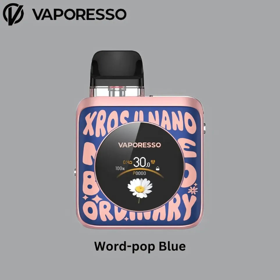 Best  VAPORESSO XROS 4 NANO POD System KITS -World Pop Blue 