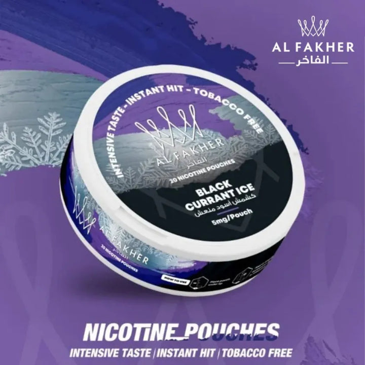 Blackcurrant Ice  - AL Fakher Nicotine Pouches in Dubai, UAE 