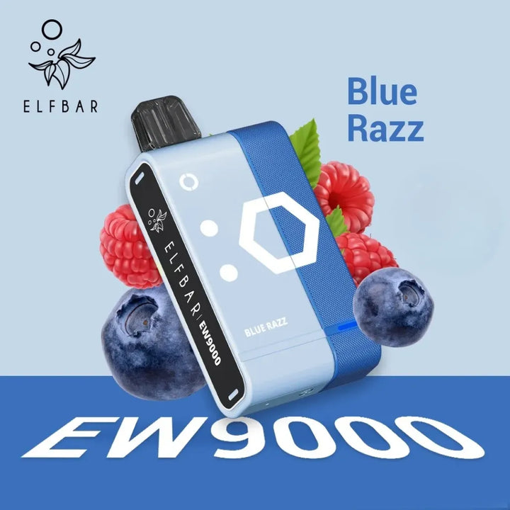 Blue Razz - Elf Bar EW9000 Prefilled Pod Kit 9000 Puffs in Dubai, UAE