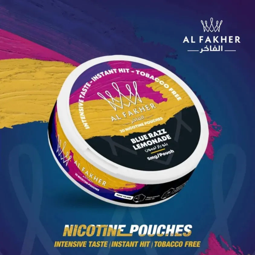 Blue Razz Lemonade - AL Fakher Nicotine Pouches in Dubai, UAE 