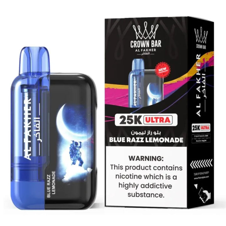 Blue Razz Lemonade - Al Fakher 25K Ultra 25000 Puffs 5mg Disposable Vape in Dubai, UAE