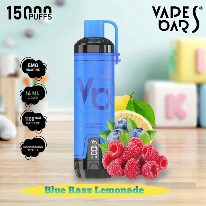 Blue Razz Lemonade - Vapes Bar Ghost Shisha 15000 Puffs Disposable Vape in Dubai,  UAE