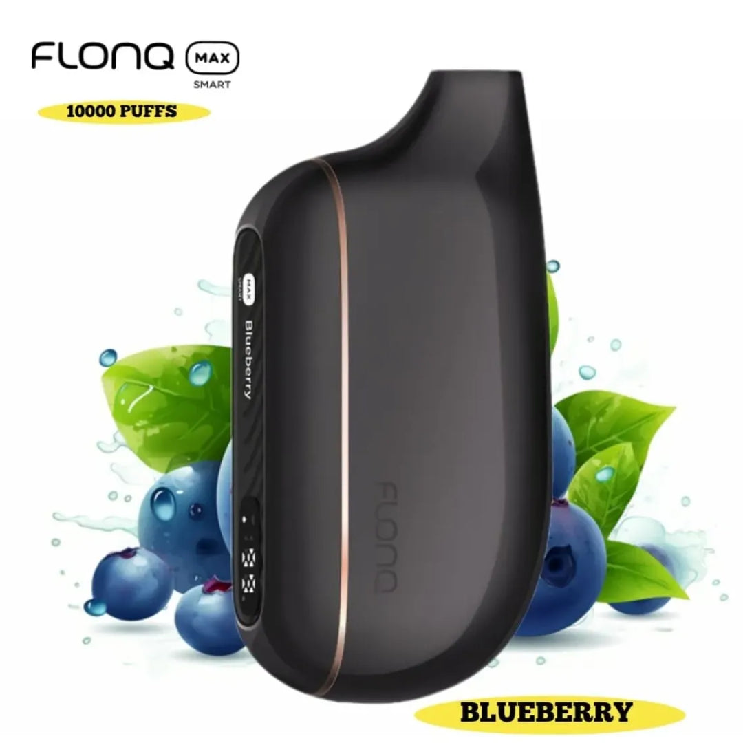 Blueberry - Malaki Flonq Max Smart 10000 Puffs Disposable Vape 20mg in Dubai, UAE