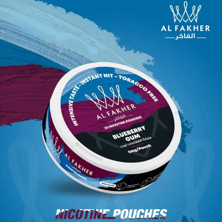 Blueberry Gum  - AL Fakher Nicotine Pouches in Dubai, UAE 