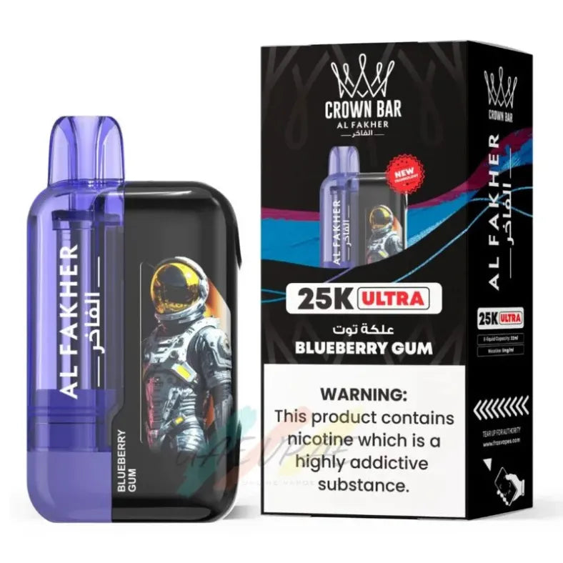 Blueberry Gum  - Al Fakher 25K Ultra 25000 Puffs 5mg Disposable Vape in Dubai, UAE