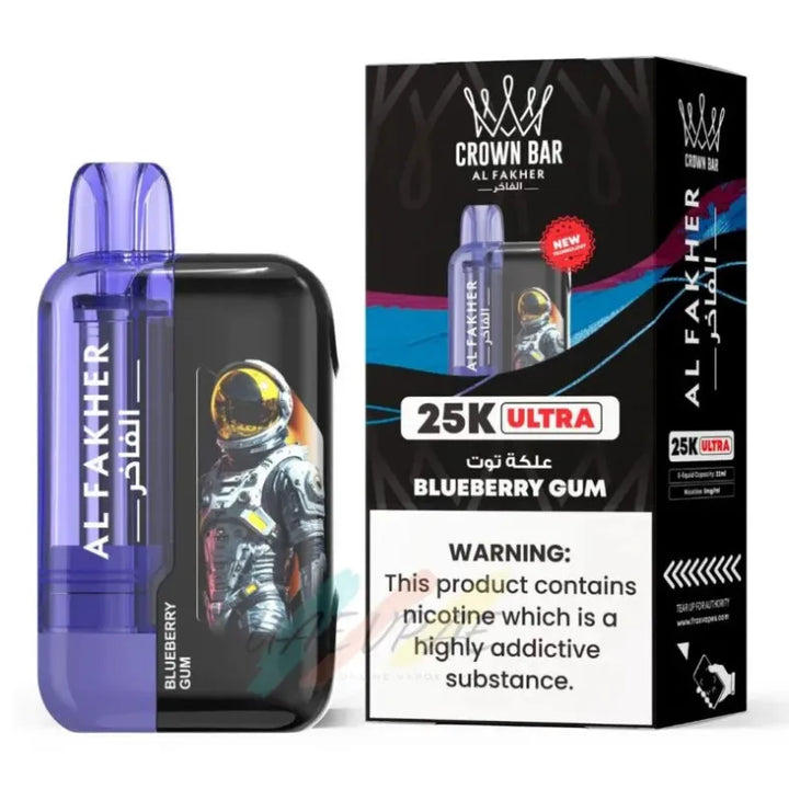 Blueberry Gum  - Al Fakher 25K Ultra 25000 Puffs 5mg Disposable Vape in Dubai, UAE
