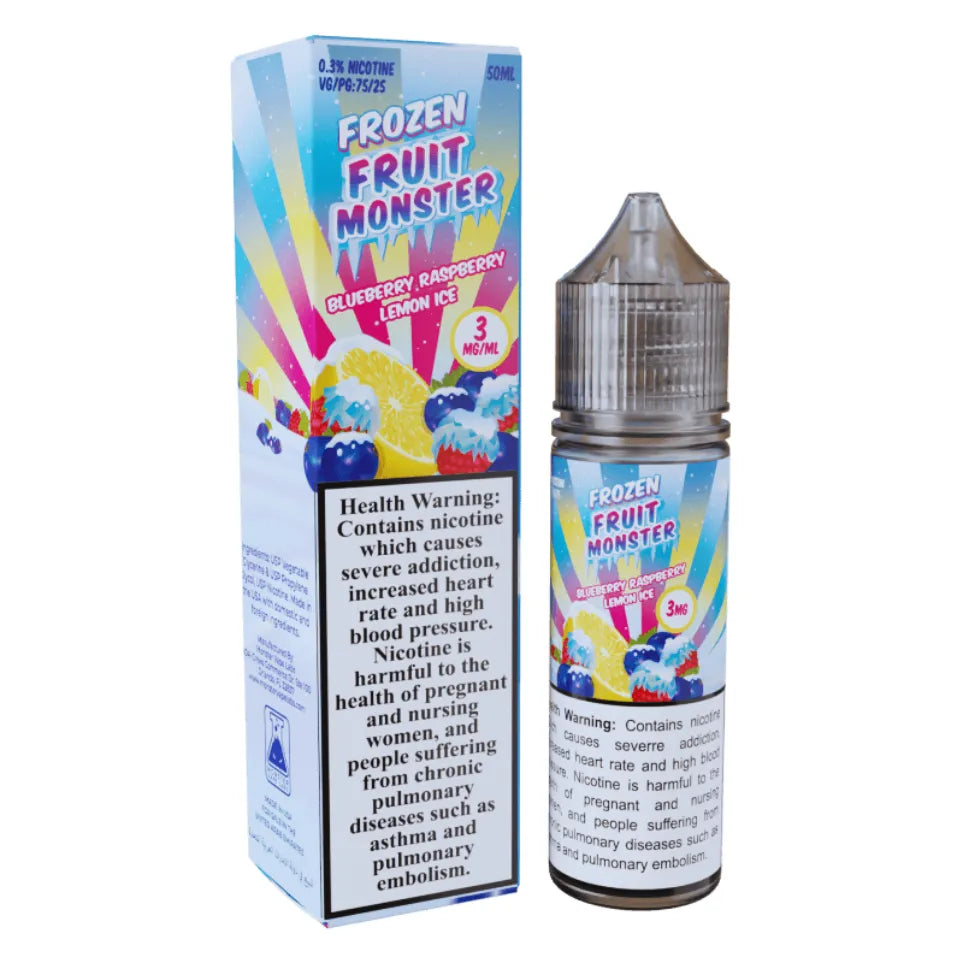 Blueberry Raspberry Lemon Ice- Monster Vape Labs Frozen Fruit Monster 50ml E-liquid 3mg in Dubai, UAE