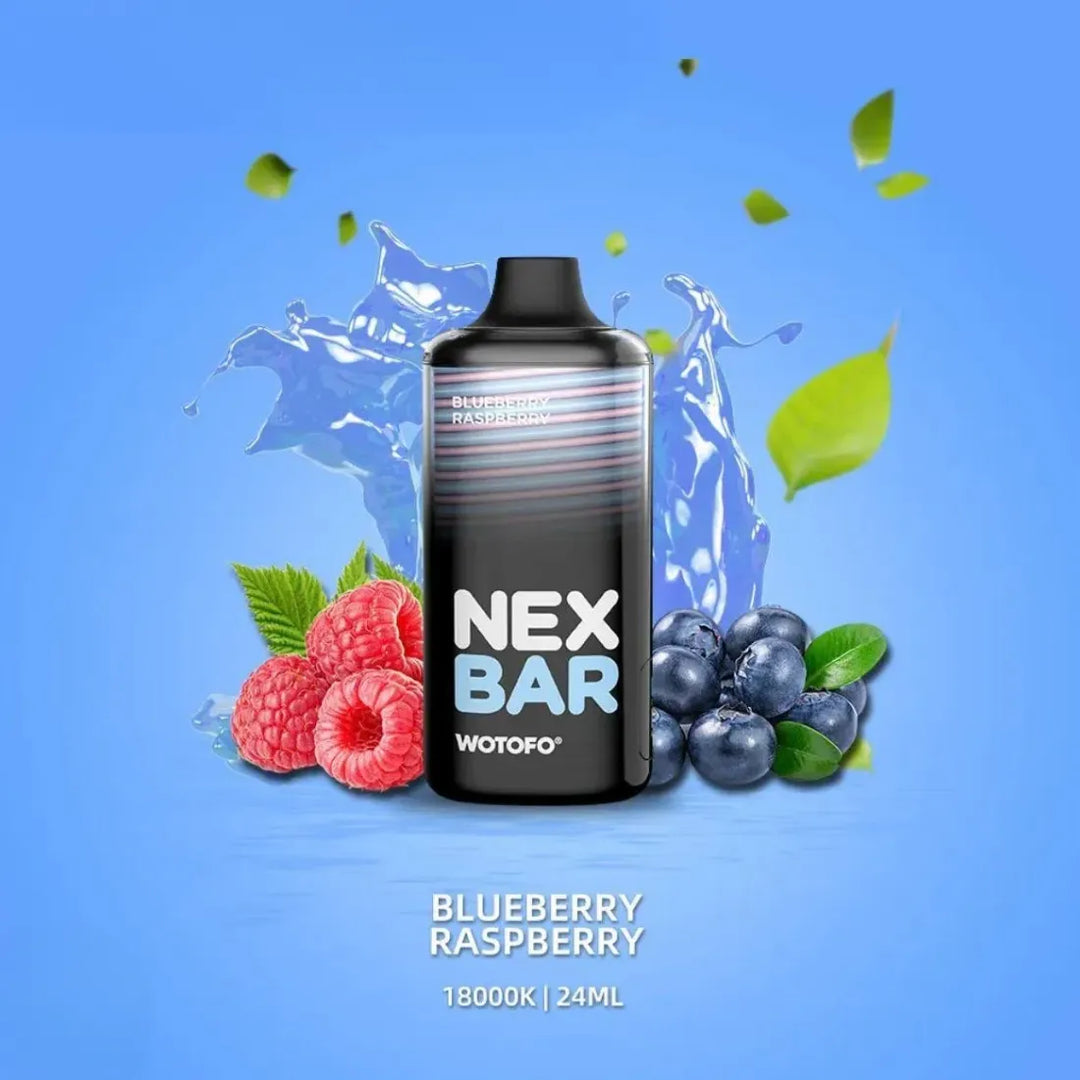 Blueberry Raspberry  - Wotofo Nex Bar 18000 Puffs Disposable Vape 20mg in Dubai, UAE