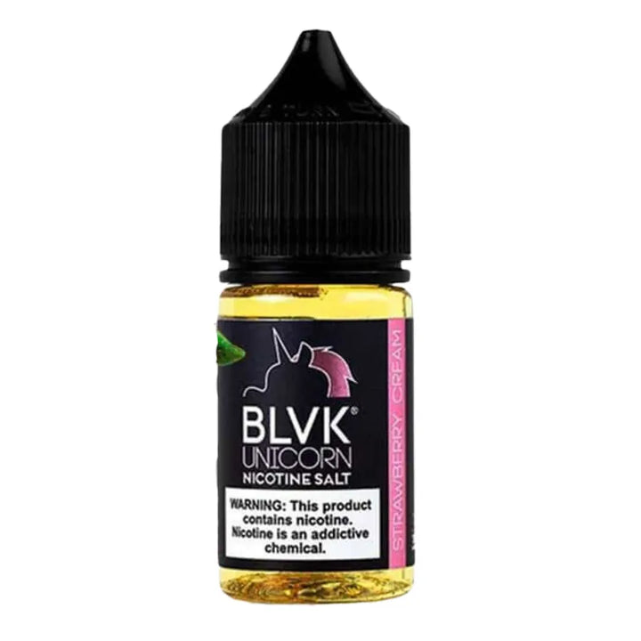 Strawberry Cream - BLVK Unicorn 30ML Salt Nicotine in 35mg & 50mg E-liquid in Dubai, UAE