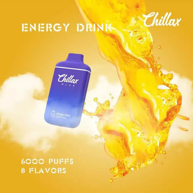 CHILLAXPLUS6000PUFFSRechargeableVape-EnergyDrink