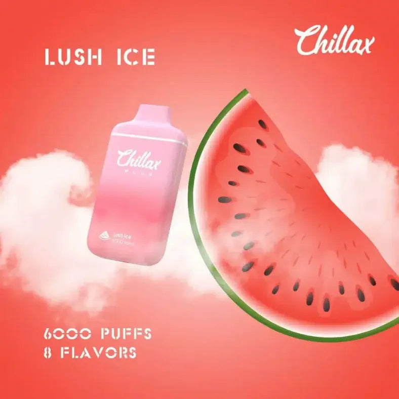 CHILLAXPLUS6000PUFFSRechargeableVape-LushIce