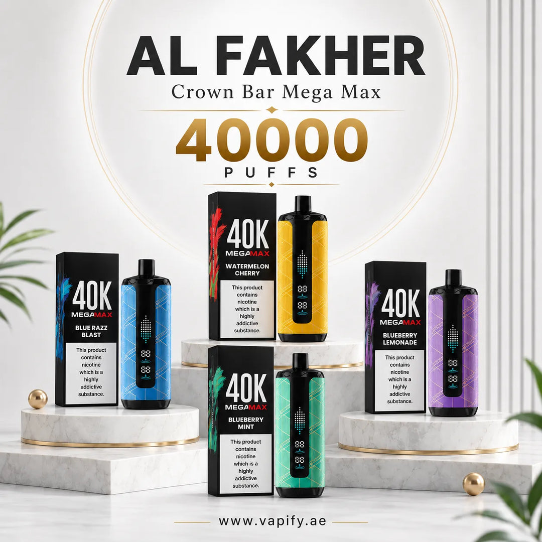 CROWN BAR AL FAKHAR 40K PUFFS