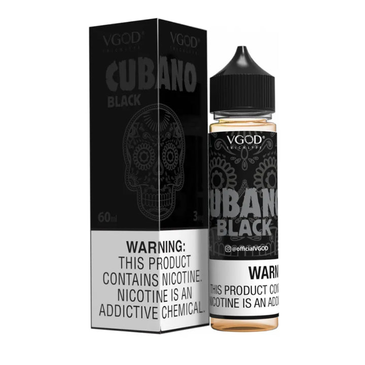 CUBANO BLACK - VGOD 60ML VAPE E-LIQUID 3MG NICOTINE IN DUBAI, UAE