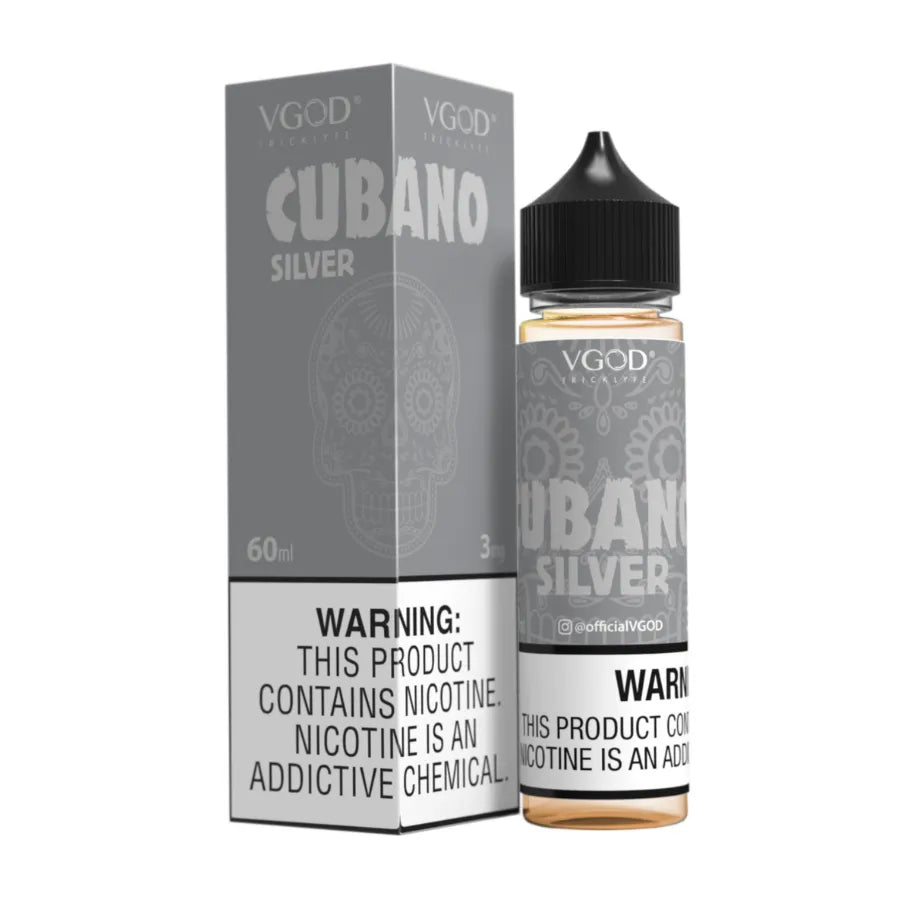 CUBANO SILVER - VGOD 60ML VAPE E-LIQUID 3MG NICOTINE IN DUBAI, UAE