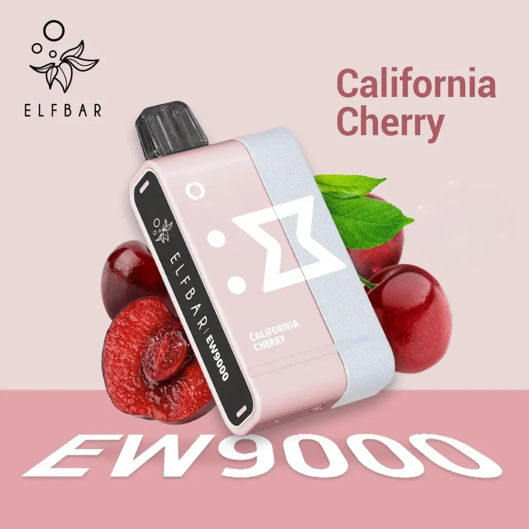 Cherry California - Elf Bar EW9000 Prefilled Pod Kit 9000 Puffs in Dubai, UAE
