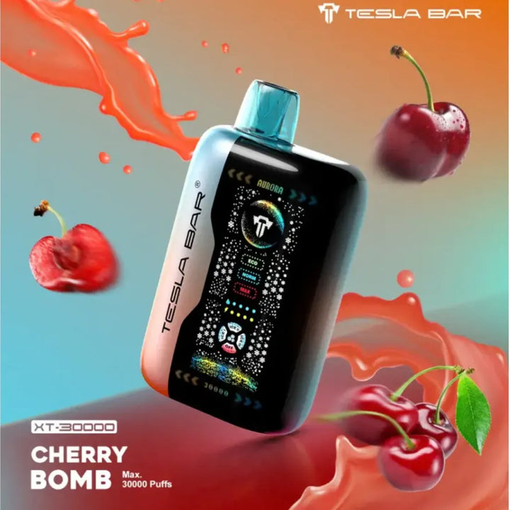 Cherry Bomb  - Tesla Bar XT 30000 Puff Disposable Vape 2% Nicotine in Dubai, UAE