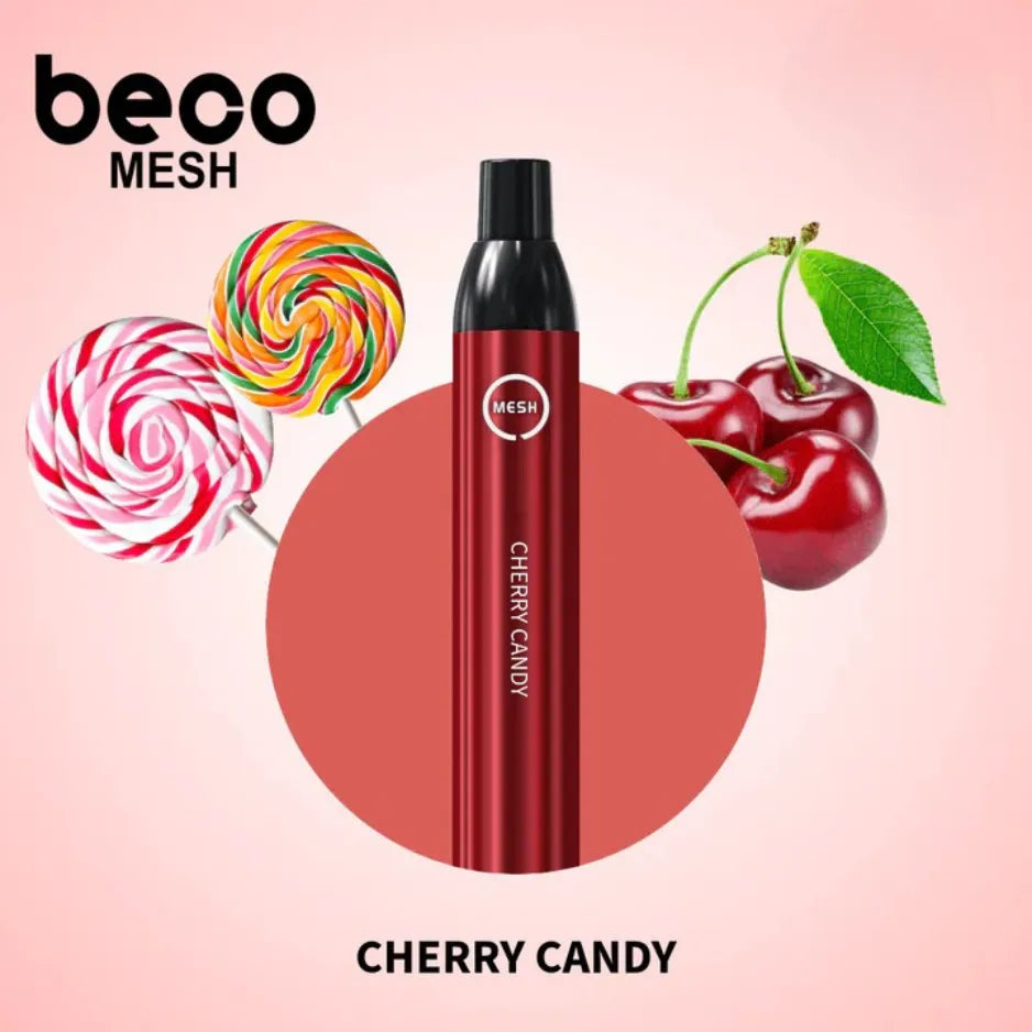 Cherry Candy - Vaptio Beco Mesh 2200 Puffs Disposable Vape in Dubai, UAE   