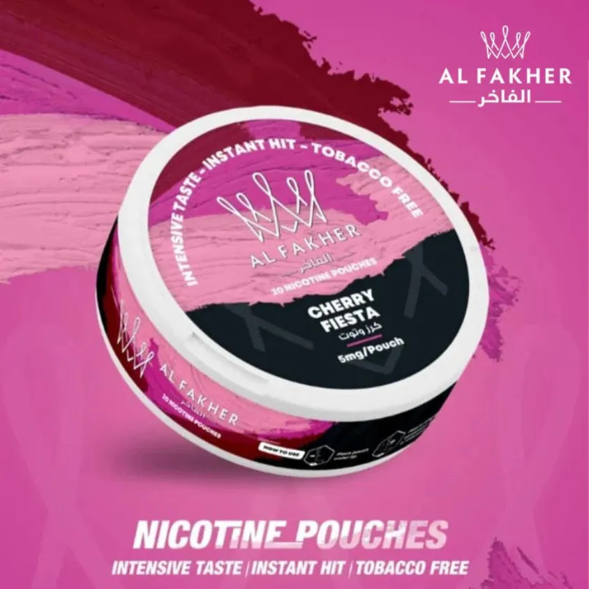 Cherry Fiesta  - AL Fakher Nicotine Pouches in Dubai, UAE 