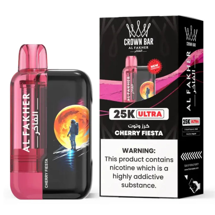 Cherry Fiesta  - Al Fakher 25K Ultra 25000 Puffs 5mg Disposable Vape in Dubai, UAE
