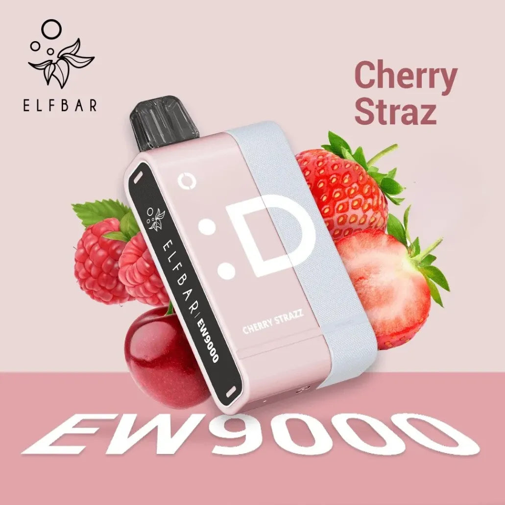 Cherry Straz- Elf Bar EW9000 Prefilled Pod Kit 9000 Puffs in Dubai, UAE