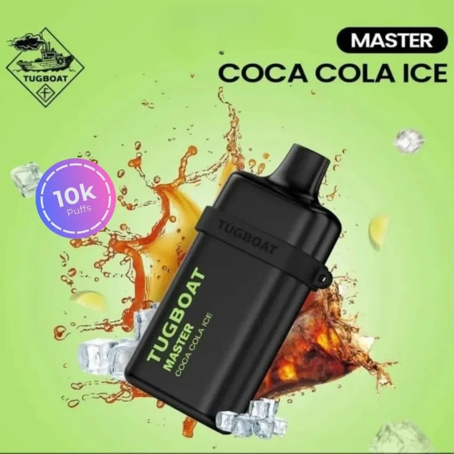 Coca Cola Ice - Tugboat Master 10000 Puffs Disposable Vape 20mg in Dubai, UAE