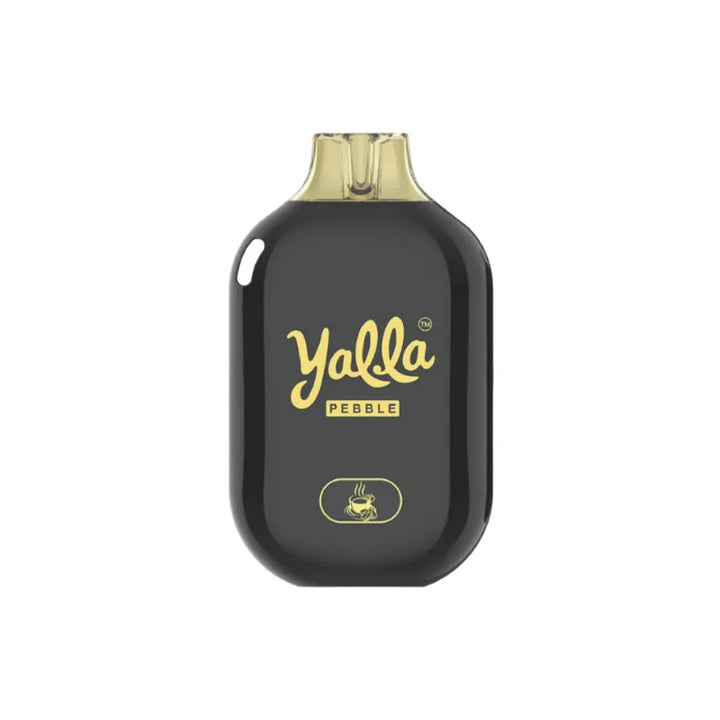 Coffee - Yalla Pebble 6000 Puffs Disposable Vape 20mg in Dubai, UAE