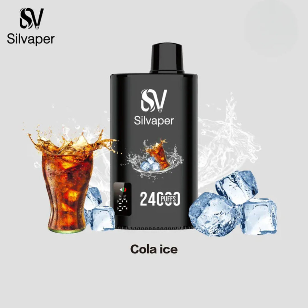 Cola Ice - Silvaper 24000 Puffs Disposable Vape 2% Nicotine in Dubai, UAE