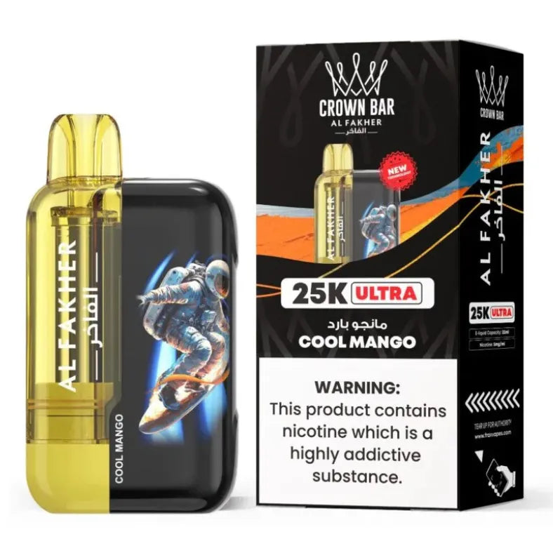 Cool Mango  - Al Fakher 25K Ultra 25000 Puffs 5mg Disposable Vape in Dubai, UAE