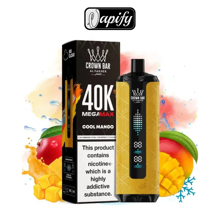 Cool Mango - Crown Bar Al Fakher Mega Max 40000 Puffs in Dubai, UAE