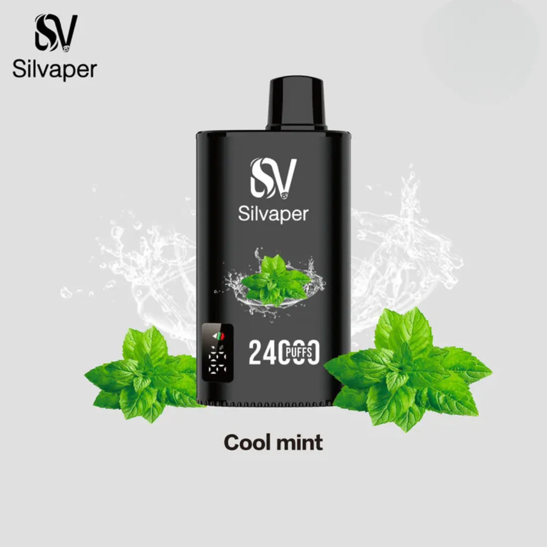Cool Mint - Silvaper 24000 Puffs Disposable Vape 2% Nicotine in Dubai, UAE