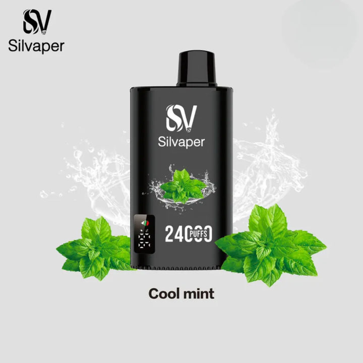 Cool Mint - Silvaper 24000 Puffs Disposable Vape 2% Nicotine in Dubai, UAE