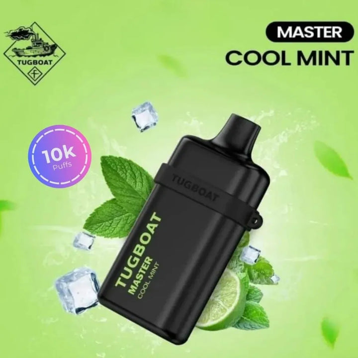 Cool Mint - Tugboat Master 10000 Puffs Disposable Vape 20mg in Dubai, UAE