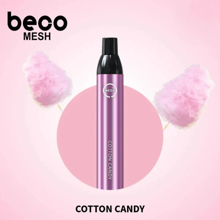 Cotton Candy - Vaptio Beco Mesh 2200 Puffs Disposable Vape in Dubai, UAE   
