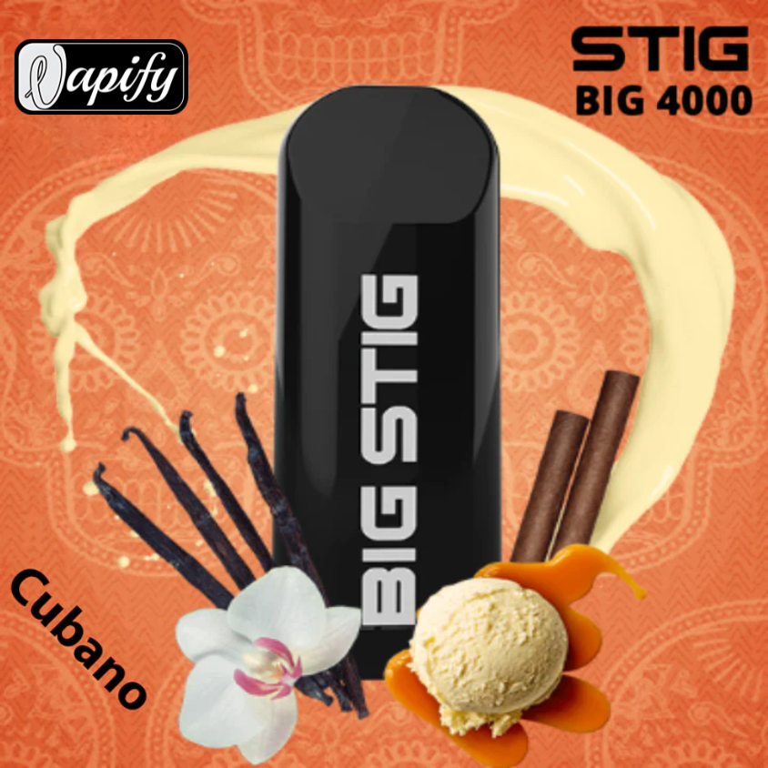 Cubano - VGOD Big Stig 4000 Puffs Disposable Vape 50mg in Dubai, UAE 