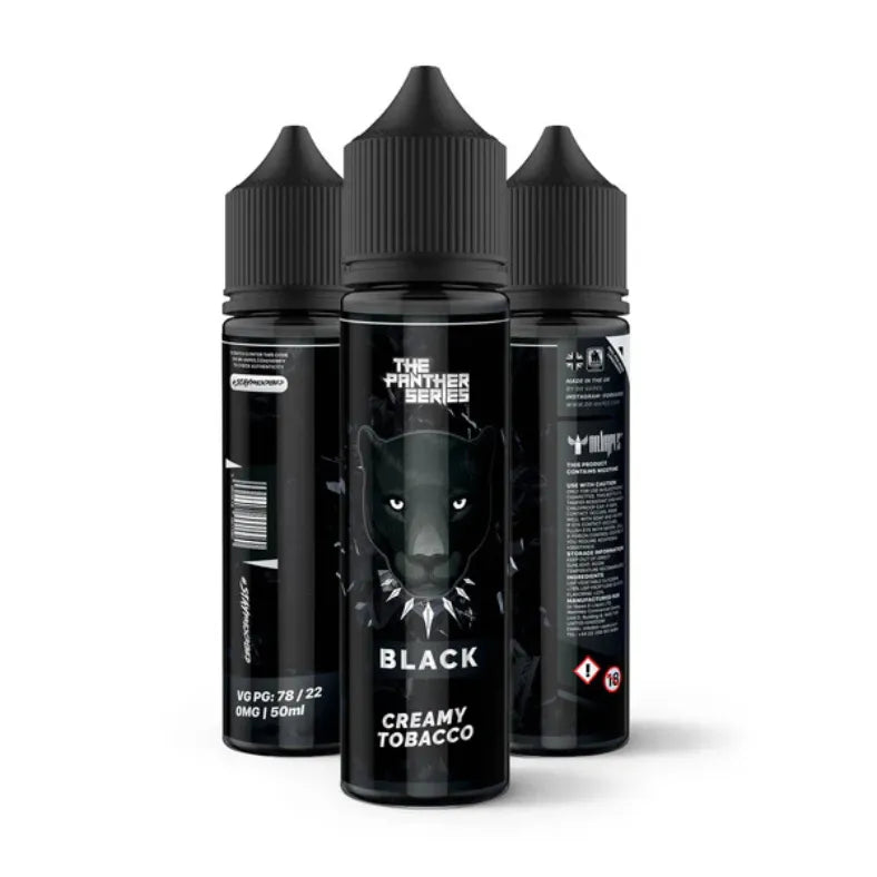 DR.VAPE Panther Series 60ml E-Juice- Black Creamy Tobacco