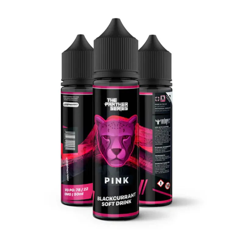 DR. VAPE Panther Series 60ml E-Juice- Pink Blackcurrant Soft Drink