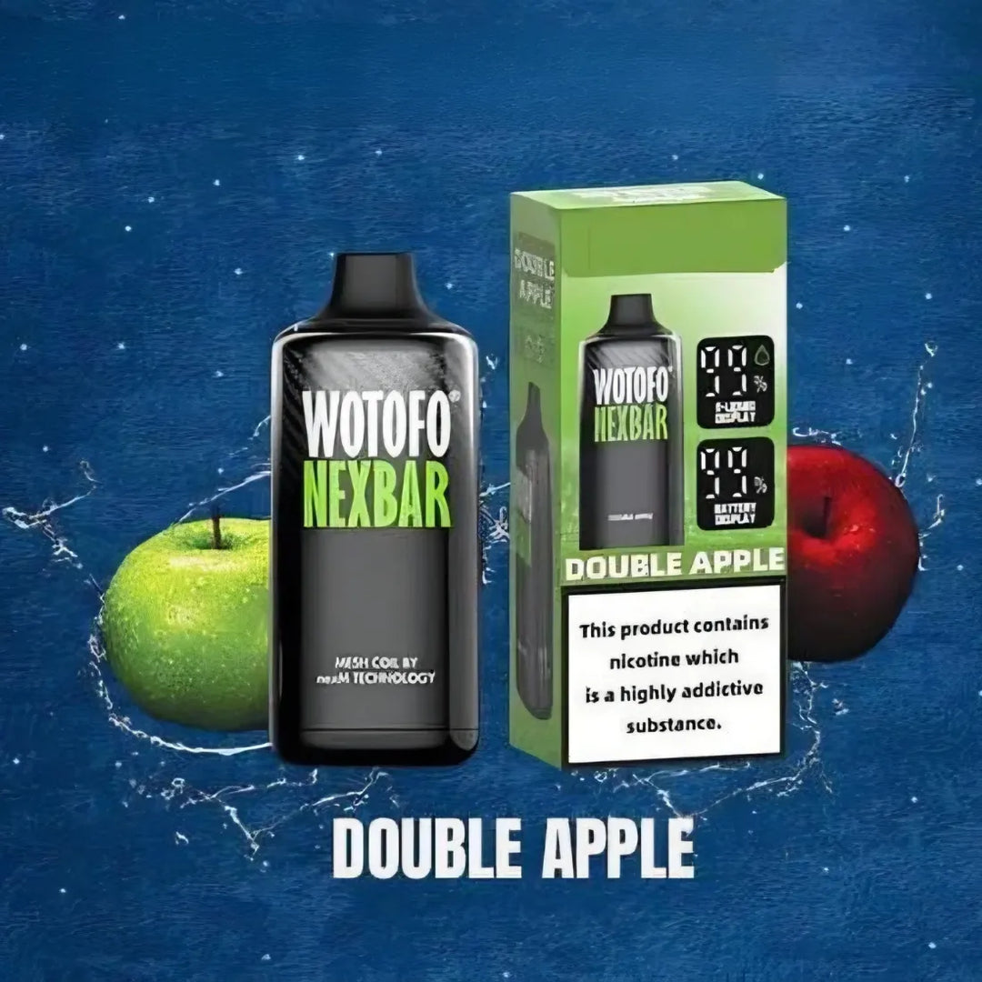 Double Apple - Wotofo Nex Bar 18000 Puffs Disposable Vape 20mg in Dubai, UAE