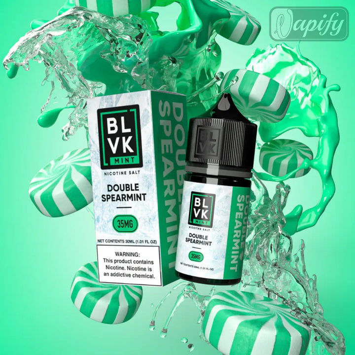 Double Spearmint -BLVK MINT Series Saltnic 30ml E-Liquid in Dubai, UAE