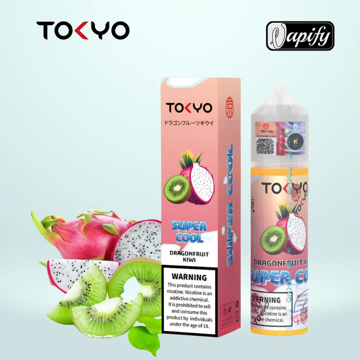 Dragon Fruit Kiwi - Tokyo Super Cool 60ml E-liquid in Dubai, UAE