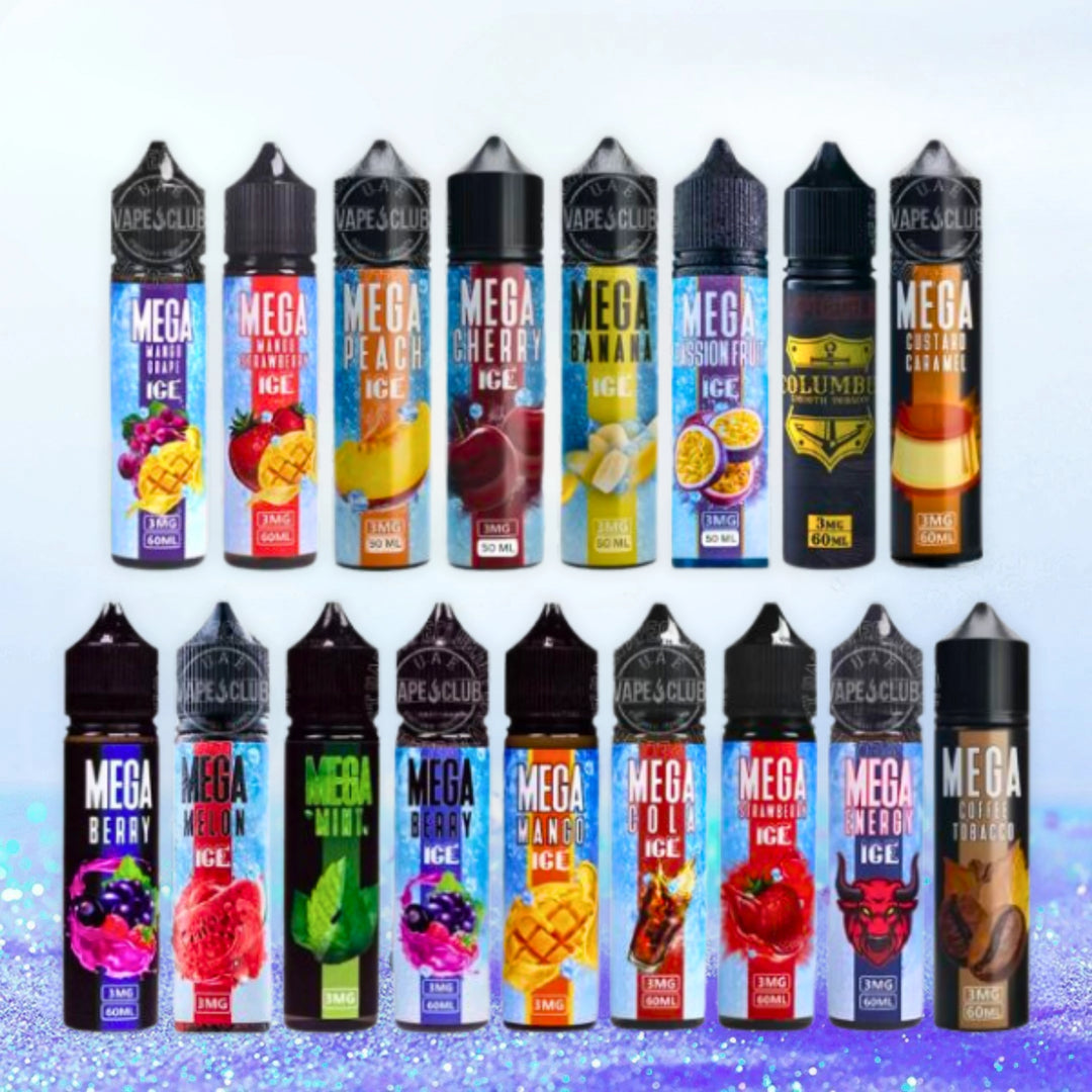 MEGA Vape Juice 60ml E-Liquid 12mg E-Juice Vape Shop Online in Dubai MEGA Vape Juice 60ml E-Liquid 12mg E-Juice Vape Shop Online in Dubai