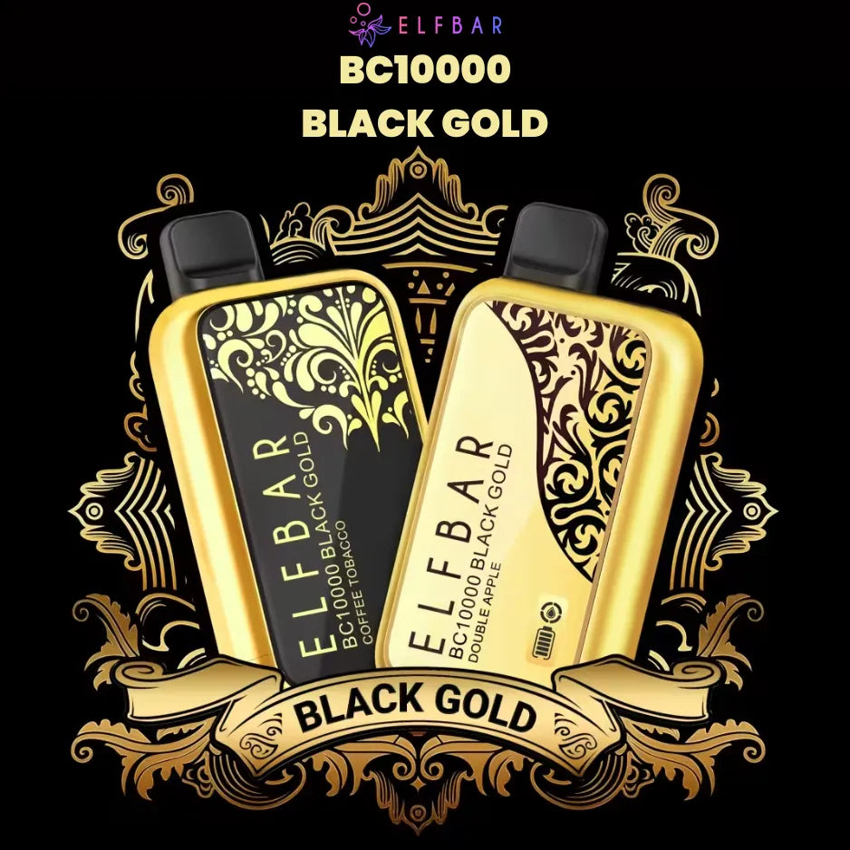 ELF BAR Black Gold BC10000 Puffs Disposable Vape 50mg in Dubai, UAE