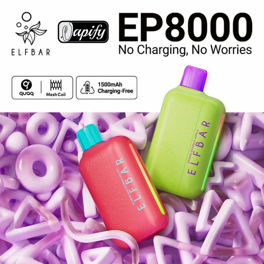 ELF BAR EP8000 Puffs Disposable Vape in Dubai, UAE
