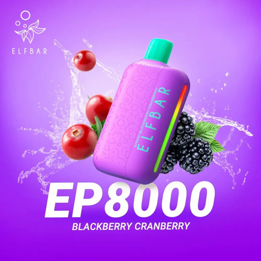  Blackberry Cranberry  - ELF BAR EP8000 Puffs Disposable Vape in Dubai, UAE