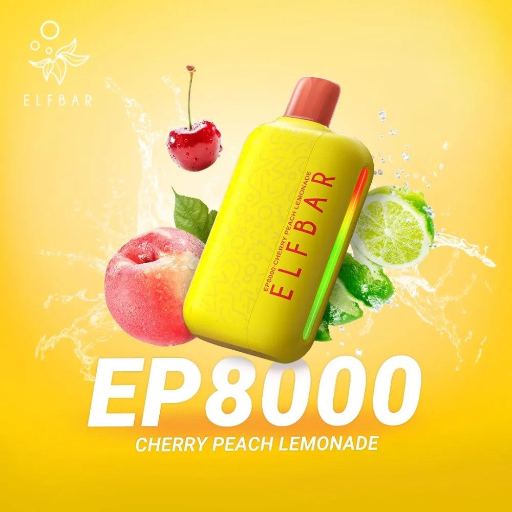 Cherry Peach Lemonade  - ELF BAR EP8000 Puffs Disposable Vape in Dubai, UAE