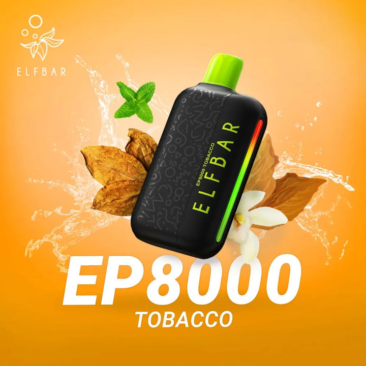 ELF BAR EP8000 Puffs Disposable Vape in Dubai, UAE - Tobacco