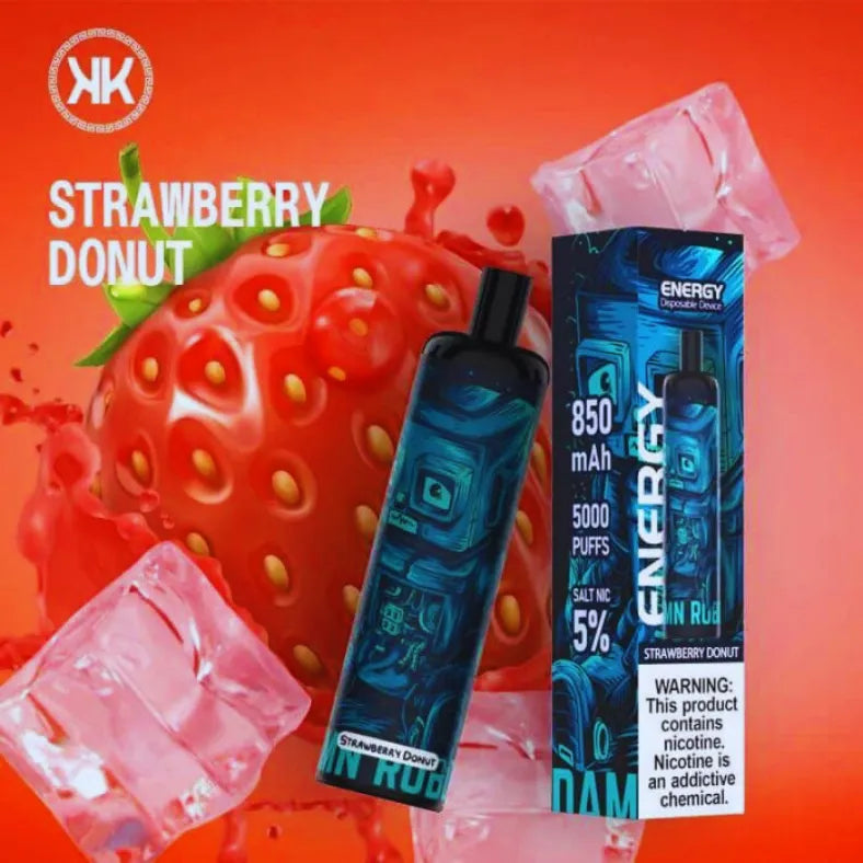 Strawberry Donut  - KK Energy 5000 Puffs Disposable Vape in Dubai, UAE