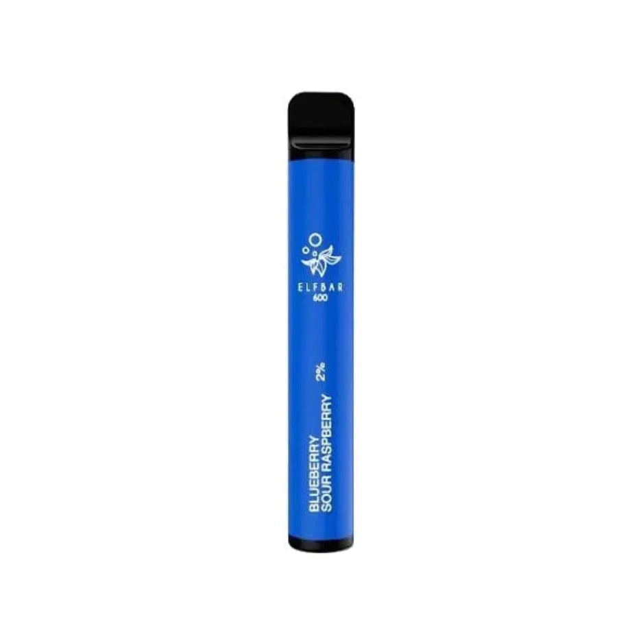 Elf Bar 600 Puffs Blueberry Sour Raspberry Disposable Vape 2% Nicotine in Dubai, UAE