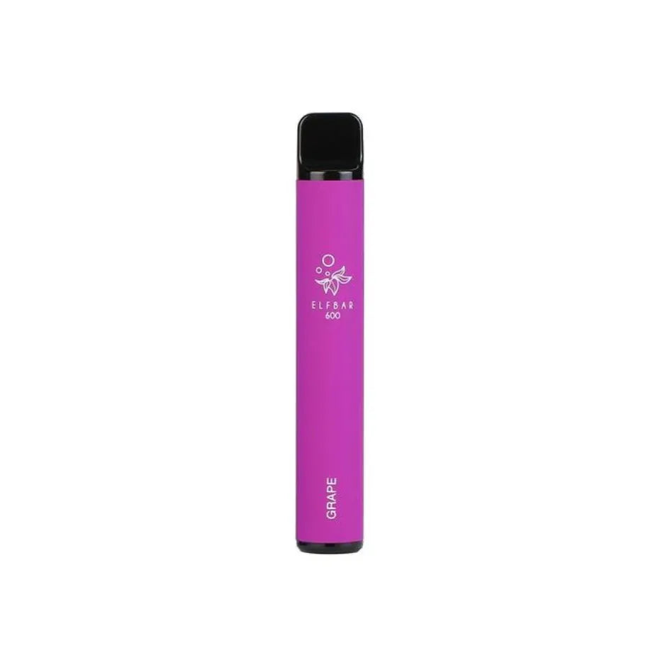 Elf Bar 600 Puffs Grape Disposable Vape 2% Nicotine in Dubai, UAE