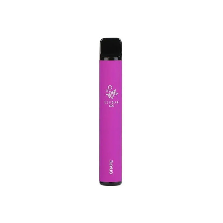 Elf Bar 600 Puffs Grape Disposable Vape 2% Nicotine in Dubai, UAE