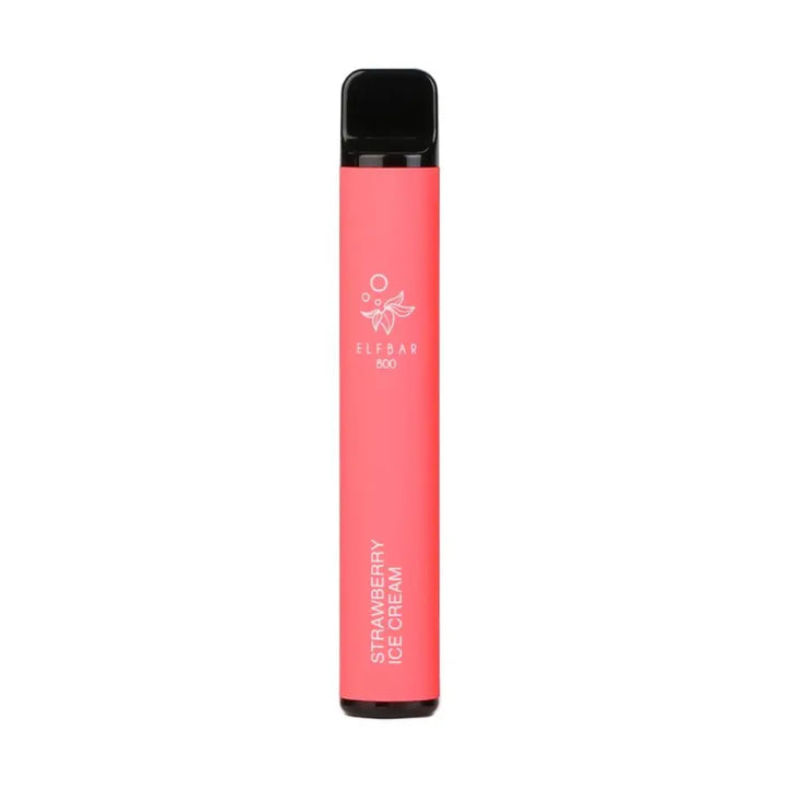 Elf Bar 800 Puffs Strawberry Ice Cream Disposable Pod Device 550mAh in Dubai, UAE